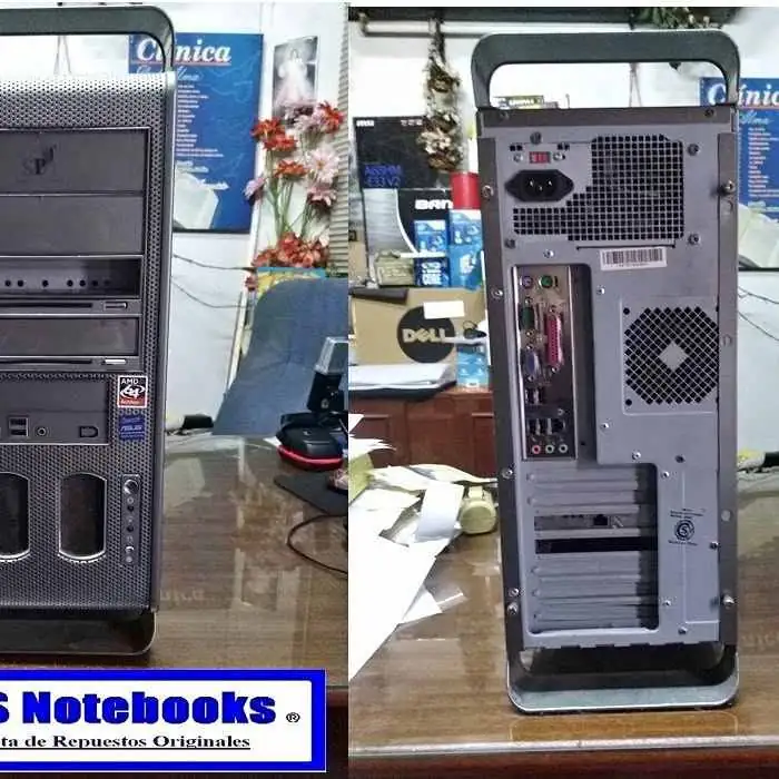 Lote de 8 gabinetes PC con mother fuentes discos cables CD/DVD/rw ver descipciones