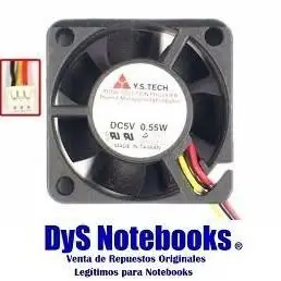 Cooler compaq o proyectos varios ystech FD0530107B-2A 5V 0.55W 30X30X10mm