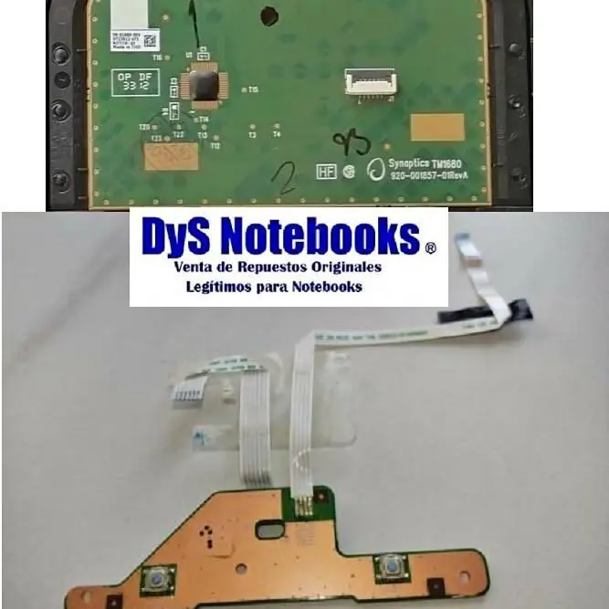 Touchpad tactil y botones mouse Toshiba satellite L855 L855D
