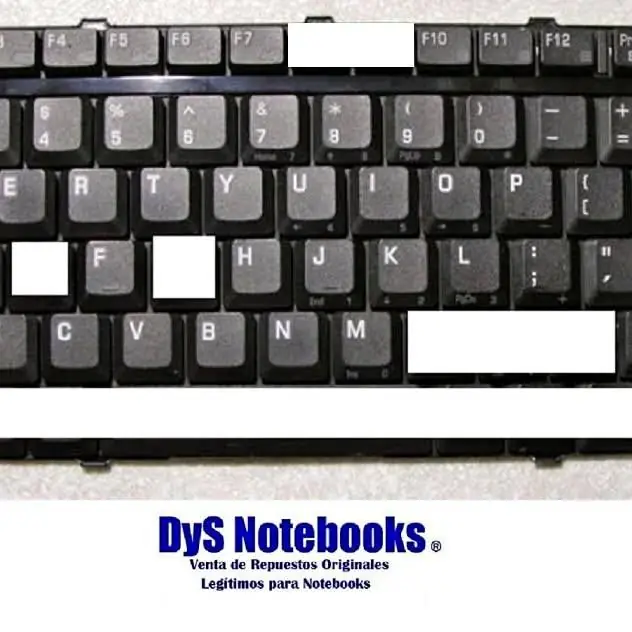 Repuestos de teclas teclas Toshiba satellite A135 A130 y otros