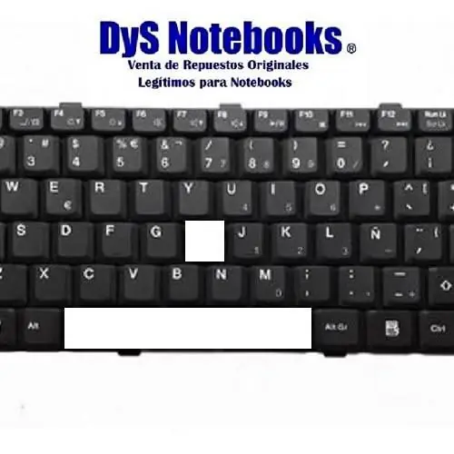 Repuestos de teclas olivetti S62H Dell Inspiron 1425 1427 1428 Eurocase Tw3 Asus Z96 Z