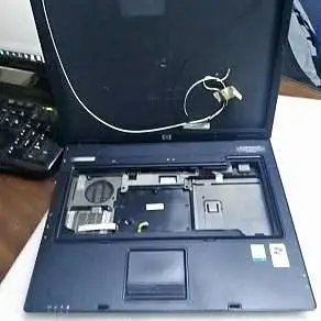 Carcasa HP NX6110 gris carcasa completa con mouse touch-pad y antenas WiFi