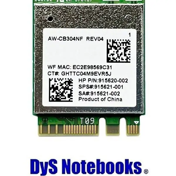 Placa WiFi M.2 2.4/5Gghz Bluetooth 4.2 450mb REALTEK RTL8821CE aw-cb304nf-v09
