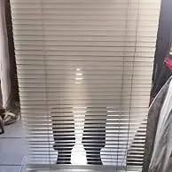 Cortina americana plastico 2 unidades blanca: ancho 60CmX1,10 mts largo