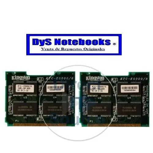 Memoria Kingston KTC-E5000/16 16 MB 2x8 MB C/u