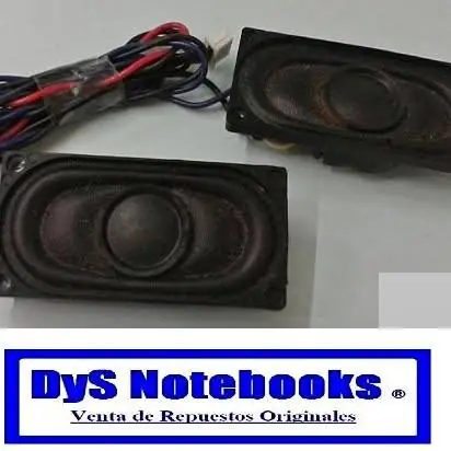 Toshiba satellite 2100CDS 2065CDS 2140XCDS 2100CDS 2180CDT 2140CDS parlantes o proyecto