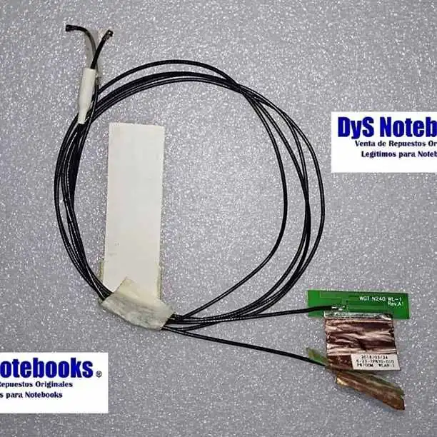 Antena WiFi 65 cm para placas WiFi mini M.2 conector pequeños adaptable a varios equipos notebook