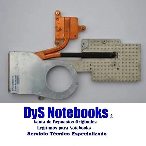 Disipador de cooler fujitsu amilo M34xx M44xx