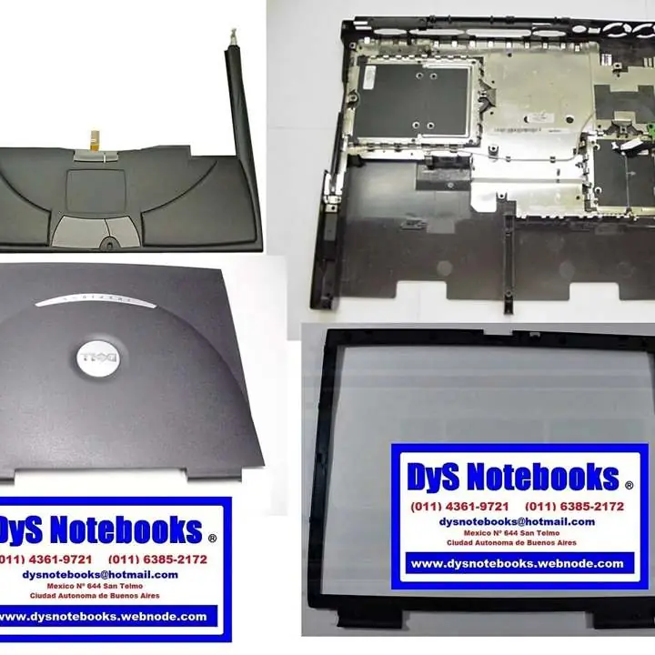 Dell inspiron 8000 81000 8200 carcasa completa ver descripción