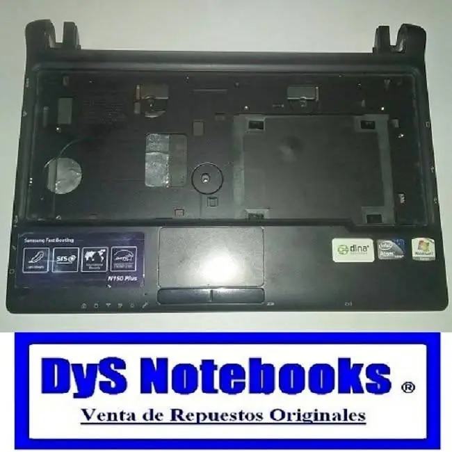 Samsung N150 plus carcasa base y palmrest C/touchpad