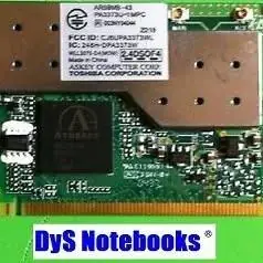Placa WiFi AR5BMB-43 Toshiba satellite A70 A75 compatible otro equipos