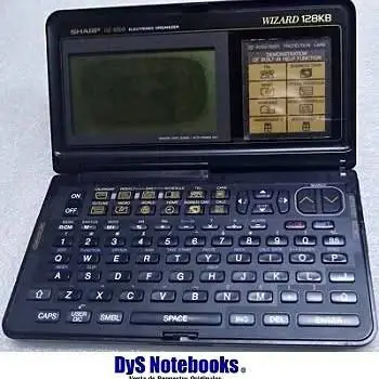 Organizador Electrónico retro sharp OZ-8200 WIZARD 128KB a reparar o Repuestos