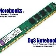 MEMORIAS PC 4GB Kingston DDR3 1333MHz PC3 10600 DIMM