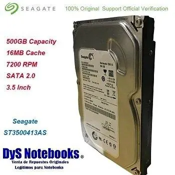 Disco sata ii PC 500GB 7200RPM Seagate Barracuda ST3500413AS