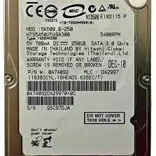 Disco hitachi 320GB 5400rpm sata iii 3.0Gb 9.5mm HTS545032B9A300
