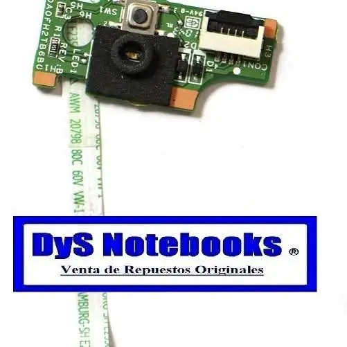 Fujitsu lifebook A530 y AH530 placa boton encendido con flex