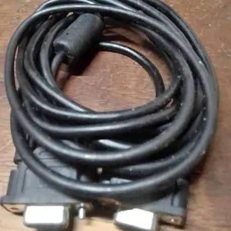 Cable negro Serial Rs232 EXTENSOR DB9 HEMBRA-HEMBRA 2.40 Mtrs