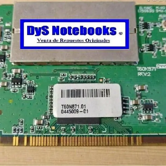 WiFi T60N871.00 Toshiba satellite L10 y L15 Acer travelmate 2200 y 2300 series extensa 2000 y 2500