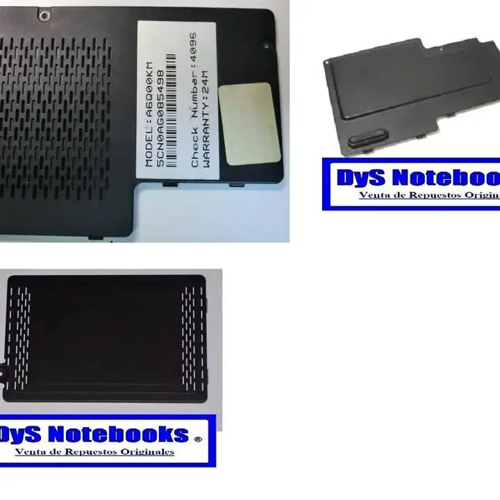 Asus A6000 carcasa tapa memorias – tapa disco y tapa CPU cooler