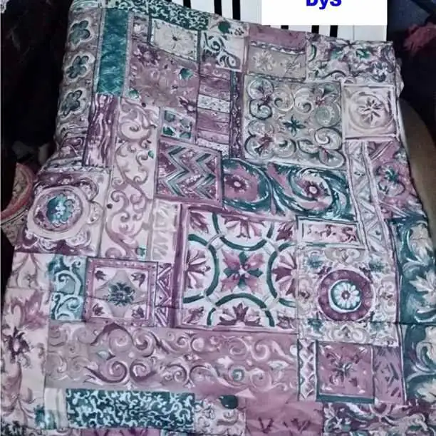 Oferta acolchado 2 plazas satinado reversible nuevo