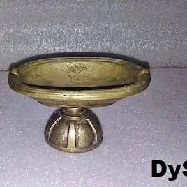 Jabonera antigua bronce macizo