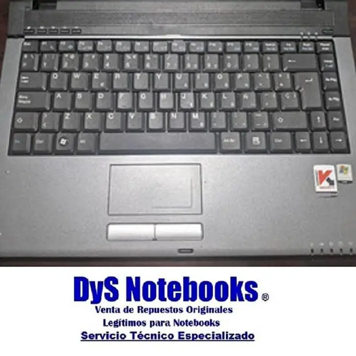BGH e-nova WQ4000 carcasa marco pantalla base y palmrest C/touchpad sin teclado