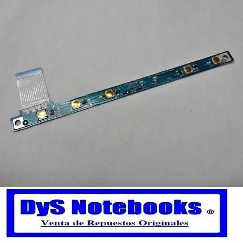 HP compaq NC6400 Indicador Board LED Multimedia