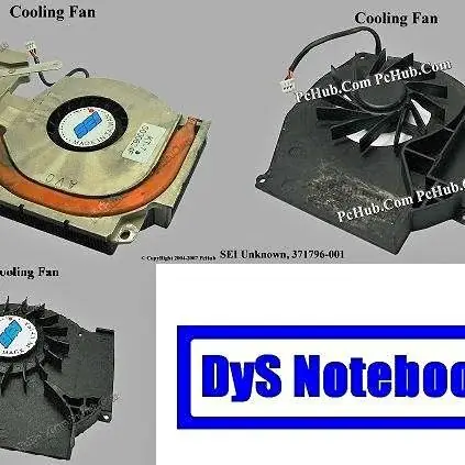 Cooler C/disipador 1 salida 3 contactos HP NX9000 series NX6100 NX6110 pavilion ZE4900