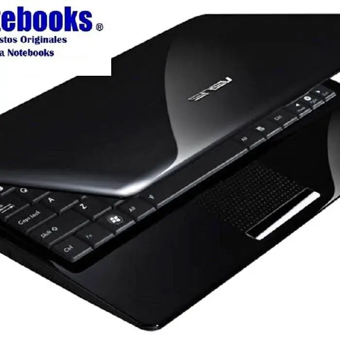 Carcasa Asus 1201HA carcasa completa incluye touch-pad, parlantes port red y webcam con cable