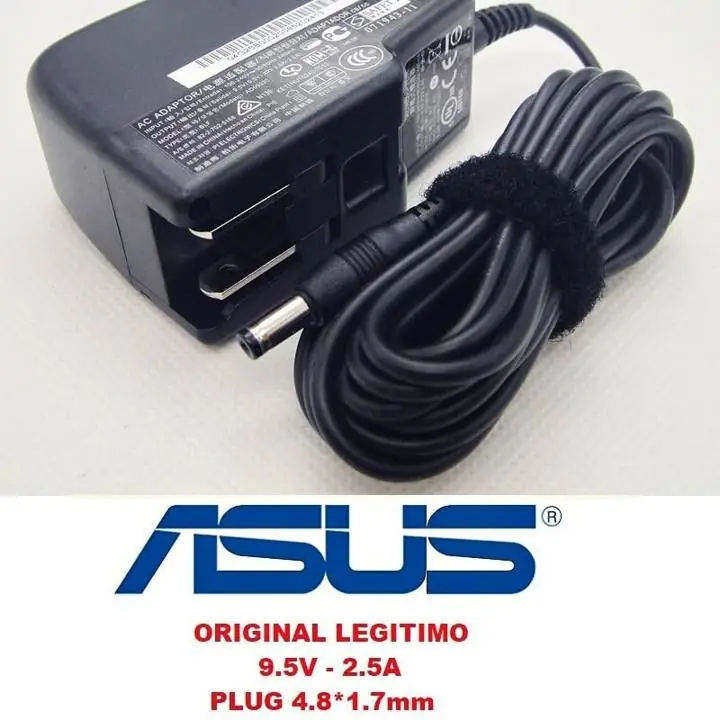 Cargador de pared Asus original 9.5V 2.5A 25W plug 4.8 1.7mm ver modelos compatibles