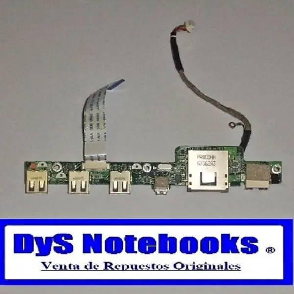 Fujitsu amilo M3438G M4438G placa USB x3 lan lector tarjeta con cable