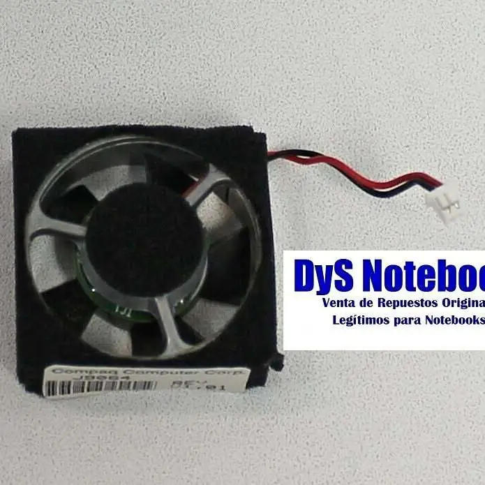 Cooler P/proyectos o compaq armada 1750 5V-0.7A 2 contactos 30x30x10 mm