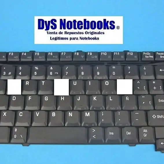 Repuestos de teclas completas Toshiba Satellite A40 A45 A50 A55 A60 A65