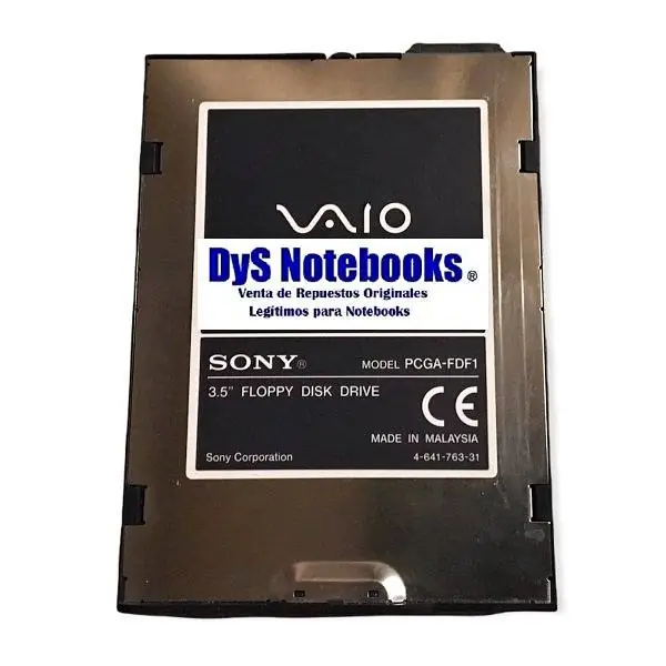 Disketera disquetera Sony vaio F y fx series PCGA-FDF1 ver modelos