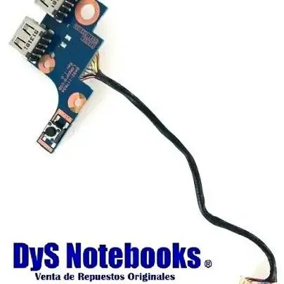 Samsung NP270 NP275 NP300 placa boton encendido y 2 USB