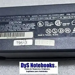 Cargador retro lition mod. PA-2250-2Z o proyecto 100-240V 13.5V 2.5A o 18V 1.2A max 33.75 wats