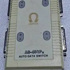 Auto data switch omega AS-401P 4 equipos a 1 impresora o ploter