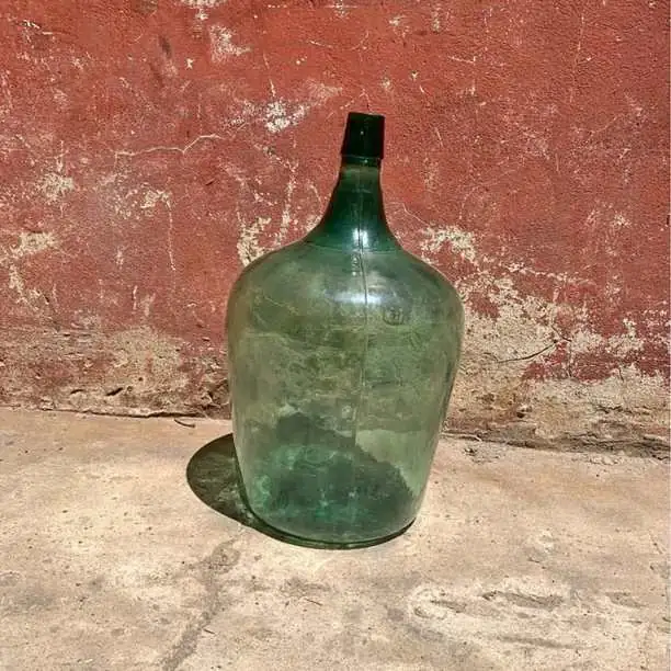 Damajuana de vidrio de 10 litros ideal decoración