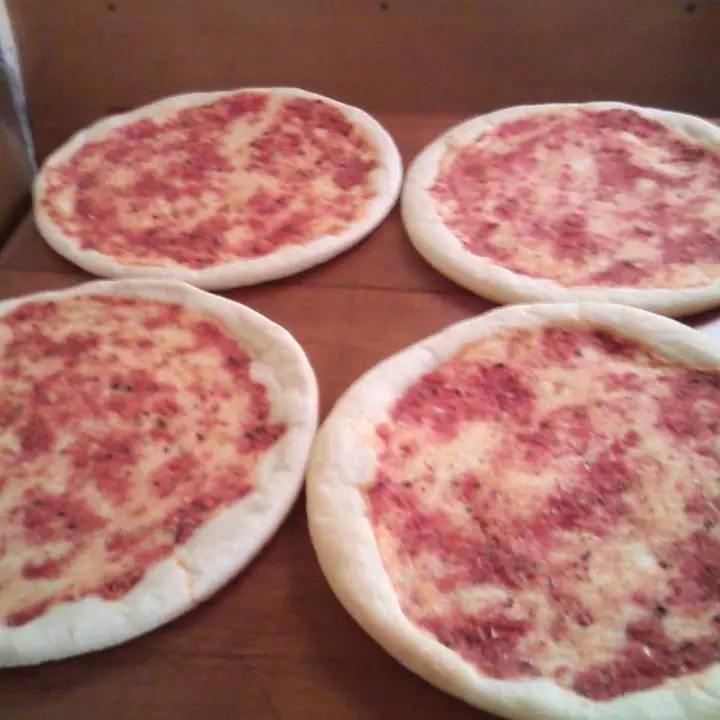 Prepizzas caseras sin conservantes