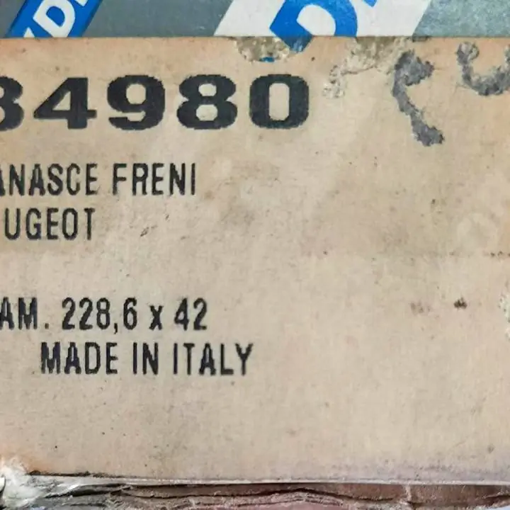 Patines de freno de peugeot importados nuevos en caja