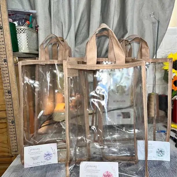 Bolsitas PVC cristal en todas las medidas