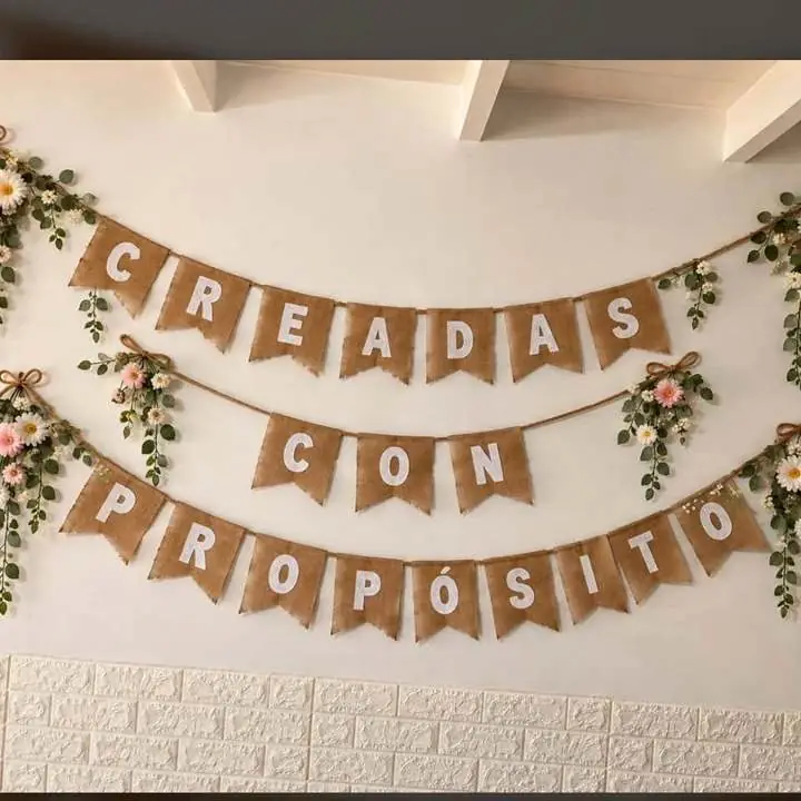 Guirnaldas de arpillera para todos tus eventos
