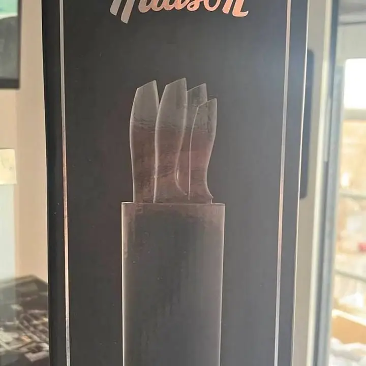 Set de 4 Cuchillos Chef Hudson con Soporte