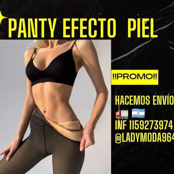 Panty efecto piel