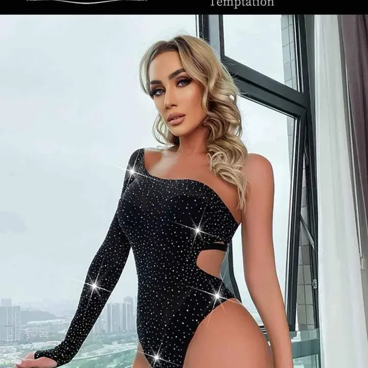 Body con strass x12