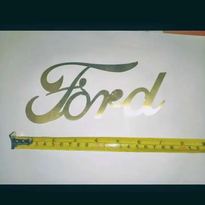 Insignia Ford en bronce para radiador
