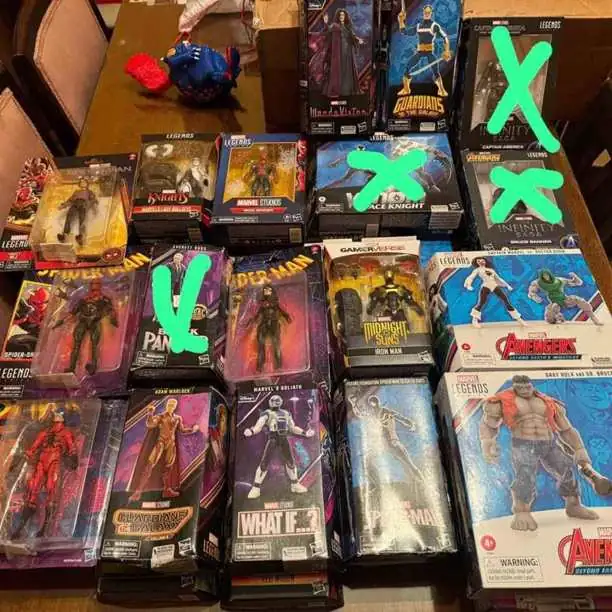Figuras marvel julio