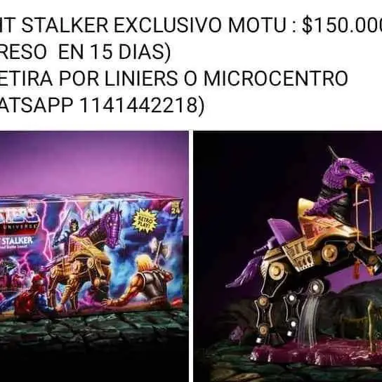 Figura de acción caballo heman