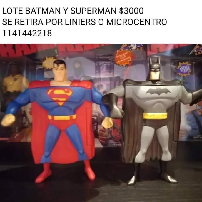 Lote batman y superman