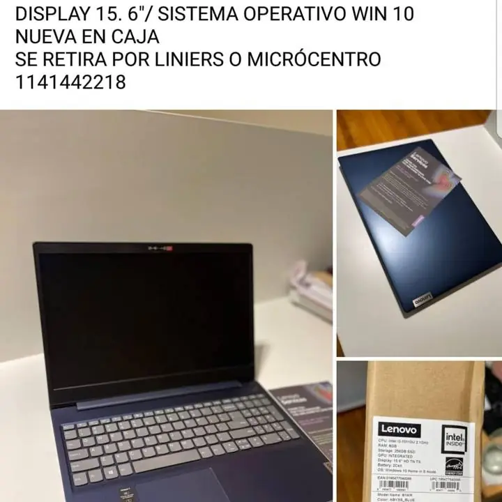 Notebook Lenovo i3